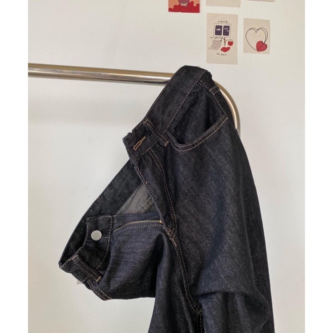 Quần Tiêu Đen Chỉ Nâu