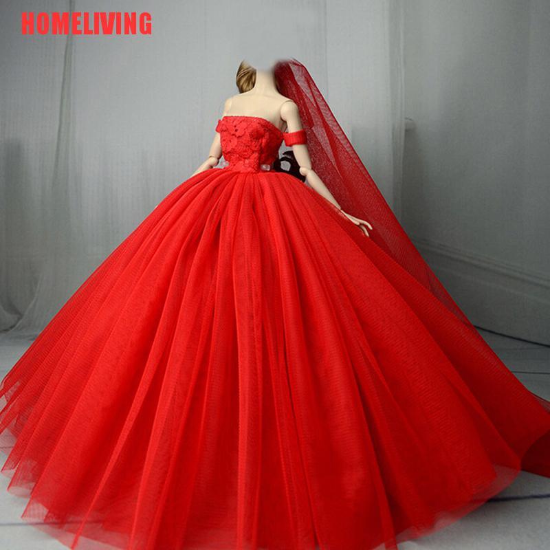 Đầm Cưới Cho Búp Bê 11 &quot;Tỉ Lệ 1 / 6