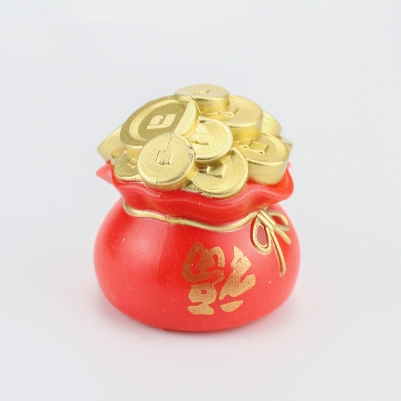 Grandpa and Grandma Phụ Kiện Trang Trí Bánh Kem Tráng Miệng In Hình Chú Mèo May Mắn Phong Cách Trung Hoa