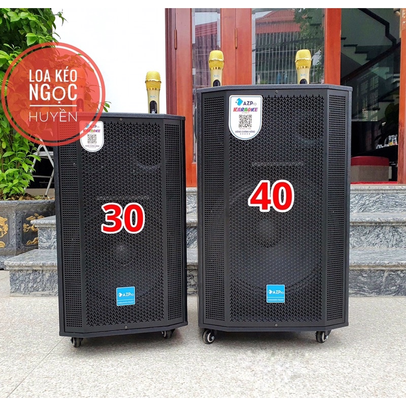 Loa kéo có Reverb AZPro 1508 bass 40 - 3 đường tiếng chuẩn chính hãng