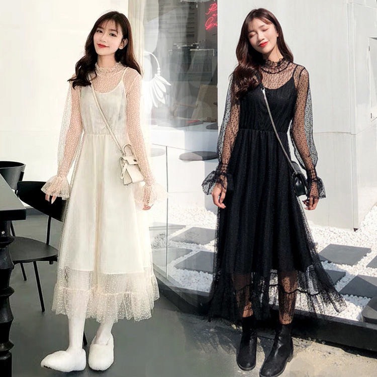 Váy ulzzang ren quảng châu cao cấp - K02 - janna house 💝