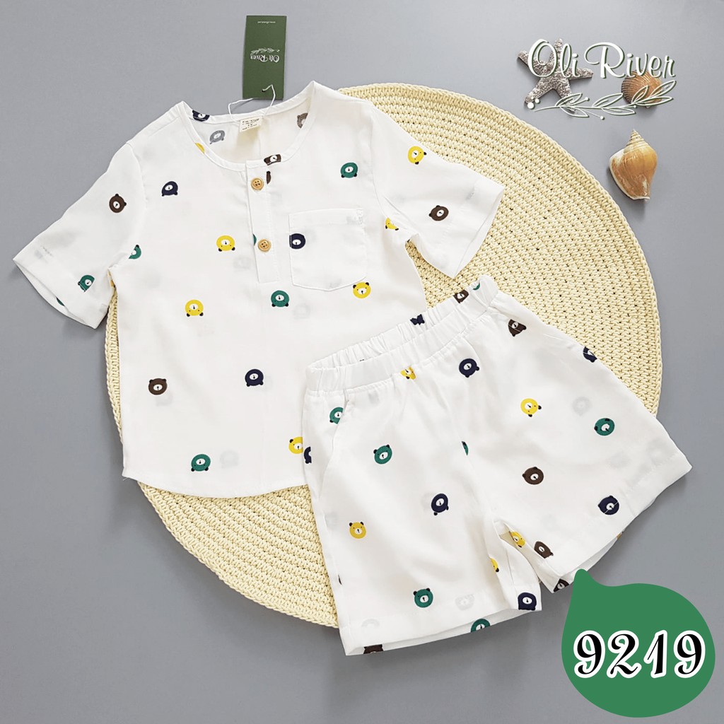 BỘ NGẮN TAY BÉ TRAI NHIỀU HỌA TIẾT CHO BÉ TỪ 9-33KG