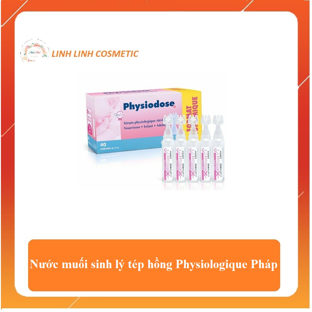 Nước muối sinh lý tép hồng Physiologique Pháp