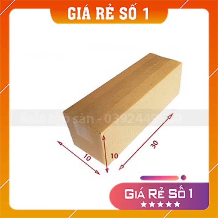 Hộp carton size 30x10x10 cm để đóng gói hàng