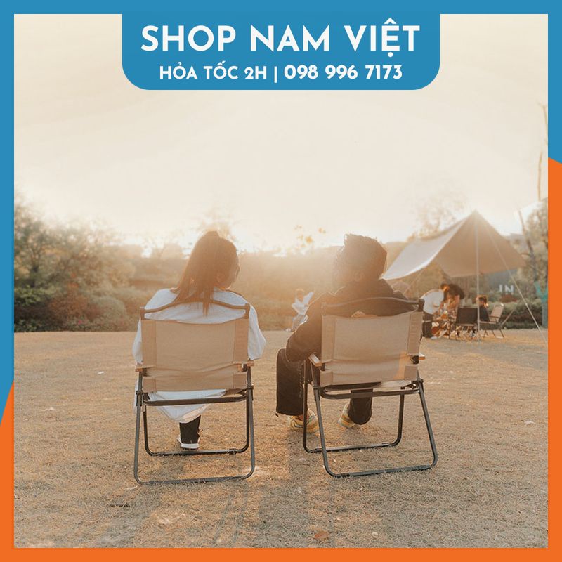 Ghế Xếp Có Tựa Lưng Cho Quán Cà Phê, Có Thể Gấp Gọn Đi Cắm Trại, Dã Ngoại