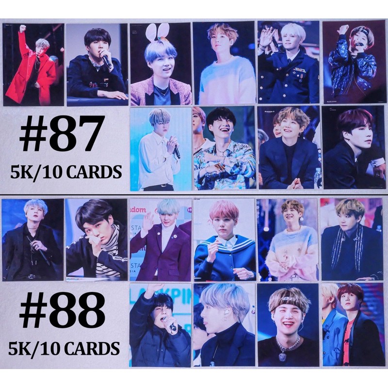 (Có sẵn) Sale set card  SUGA BTS giá rẻ 5