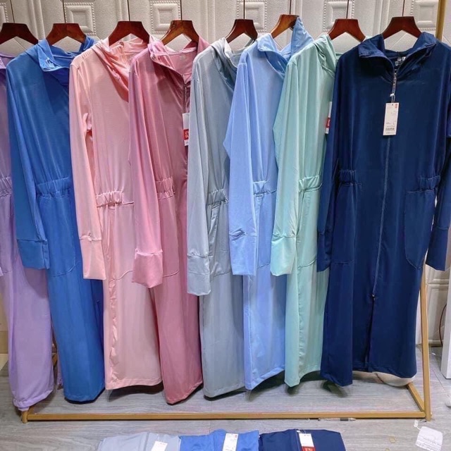 [Mã WASKT304 giảm 15% tối đa 30K đơn 99K] Áo váy chống nắng dáng dài thông hơi chống tia UV cao cấp | BigBuy360 - bigbuy360.vn