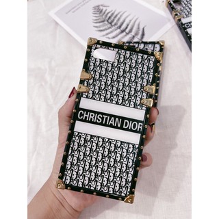 Ốp điện thoại hình vuông dior chất lượng cho IPhone X / Xs