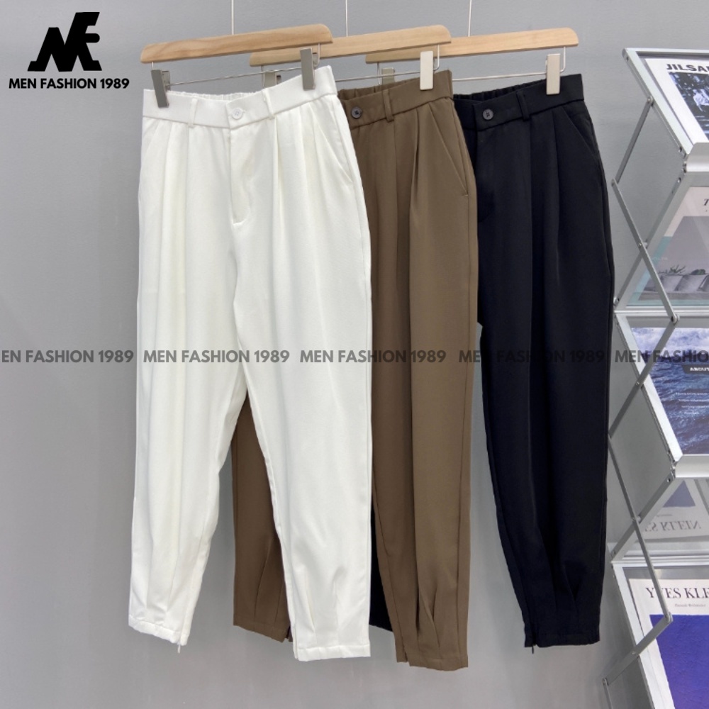 Quần thể thao jogger gấu bó khóa kéo đàn hồi cao cấp MENFASHION1989 JOGGER NAM 003