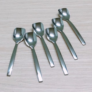 Hiệu TH - Muỗng Ăn Kem - Bánh ngọt Inox cao cấp 18-0 dài 13.5cm - Thép không gỉ sáng bóng