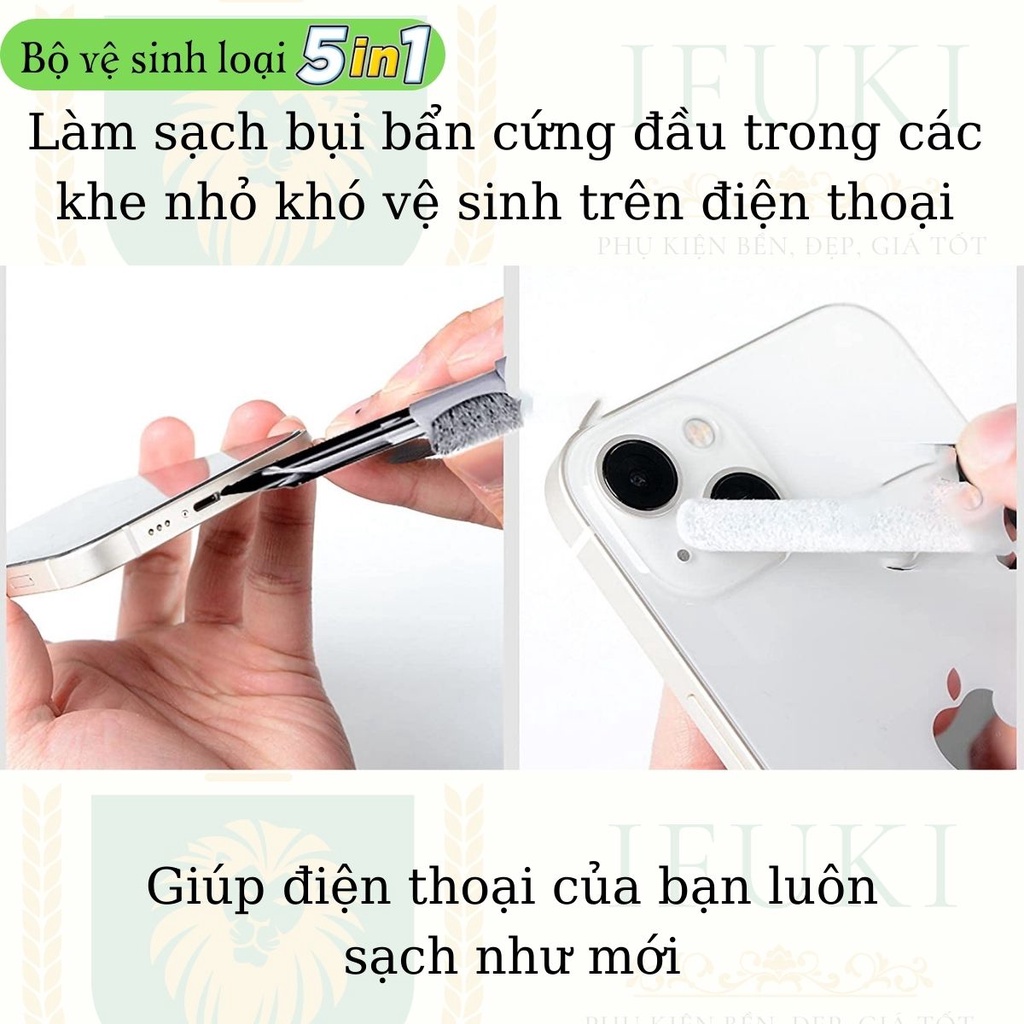 Bộ kit vệ sinh bàn phím cơ máy tính , airpods , laptop , pc - Dụng cụ 7 in 1 chổi làm sạch loa điện thoại , tai nghe