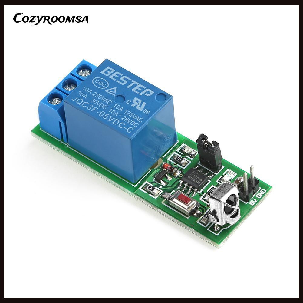 CHANNEL Mô Đun Rơ Le Điều Khiển Từ Xa Hồng Ngoại 5v Crs.1 Chuyên Dụng