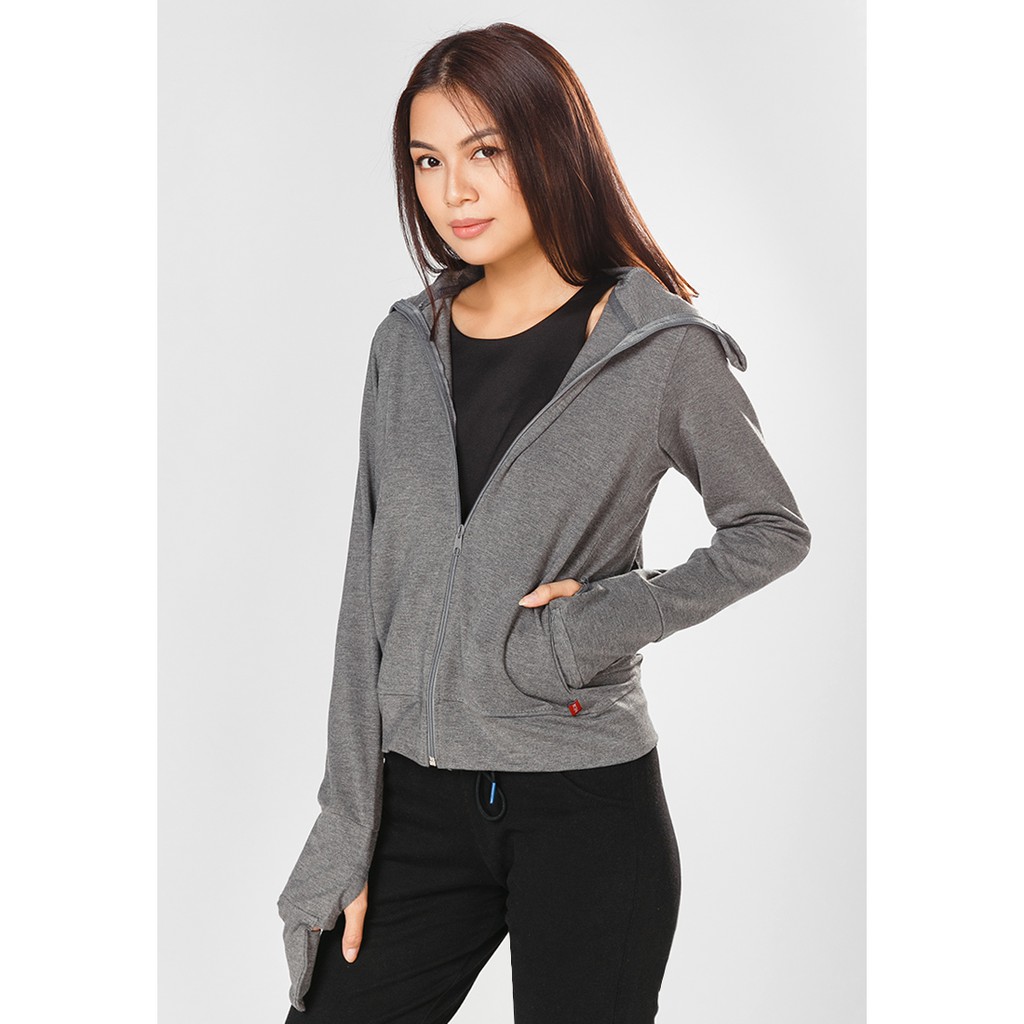 Phúc An - Áo khoác nữ khẩu trang chống nắng hiệu quả. 4043_xam