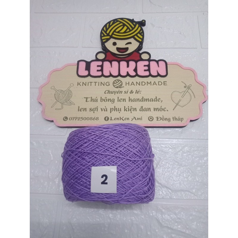 Sợi cotton 100% sợi se 0.8-1mm