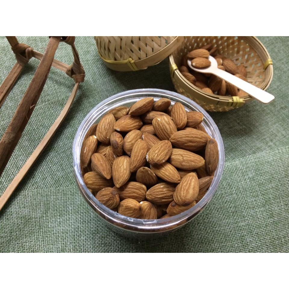 Goldnuts - 500gr Hạt hạnh nhân (hủ) - Almonds - (hình thật)