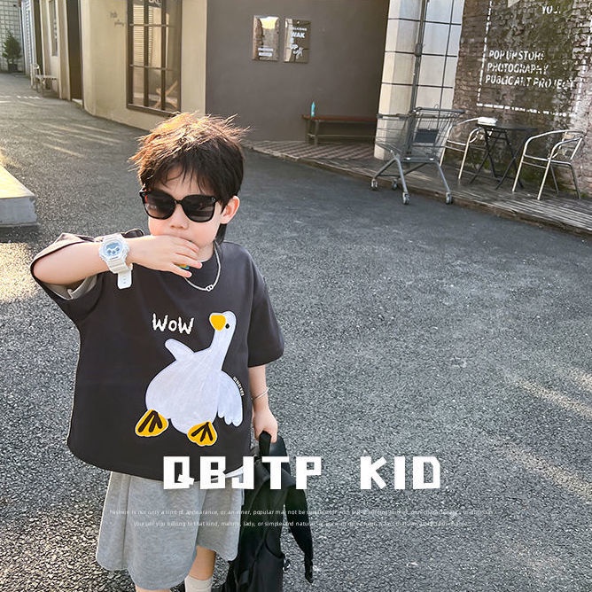 Bộ Đồ Thể Thao Áo Thun Tay Ngắn Phong Cách Thời Trang Hàn Quốc Nhật Bản Mới 2022 Dành Cho Bé Trai