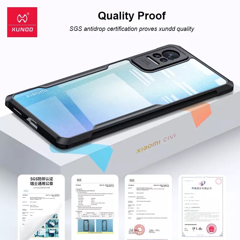 Realme Q3 Q3pro Canival Ốp lưng chính hãng Xundd chống sốc bảo vệ camera sau mặt lưng trong suốt chống trầy xước Q3 Pro