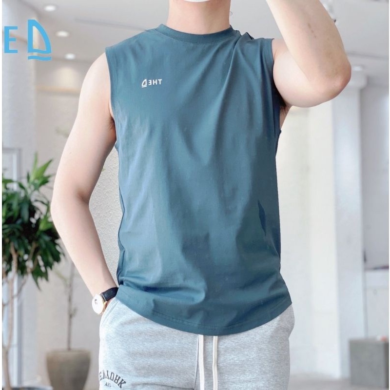 Áo Ba Lỗ Nam Tanktop The D Dáng Regular Chất Liệu Cotton Mềm Mịn, Thoáng Mát, Thấm Hút Mồ Hôi Tốt 5503