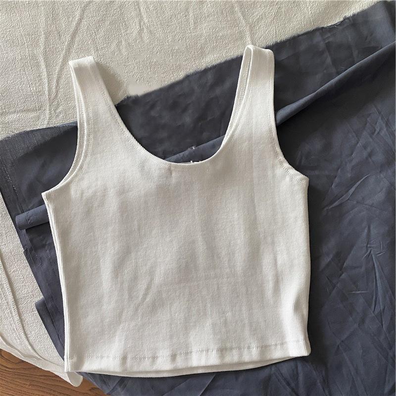 Áo Croptop Không Tay Màu Đen Quyến Rũ Phong Cách Hàn Quốc Thời Trang Cho Nữ 2022