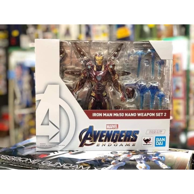 Mô hình nhân vật Avengers siêu anh hùng Iron ManMK50 Nano Set 2