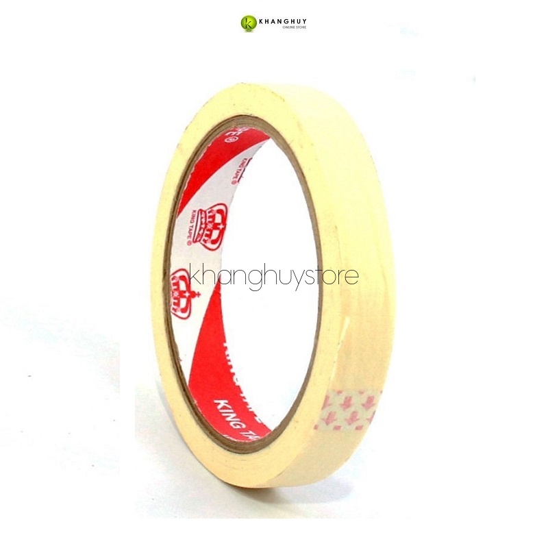 Băng keo giấy khổ 1.2cm 2.4cm 4.8cm 1 cây nặng 0.65kg
