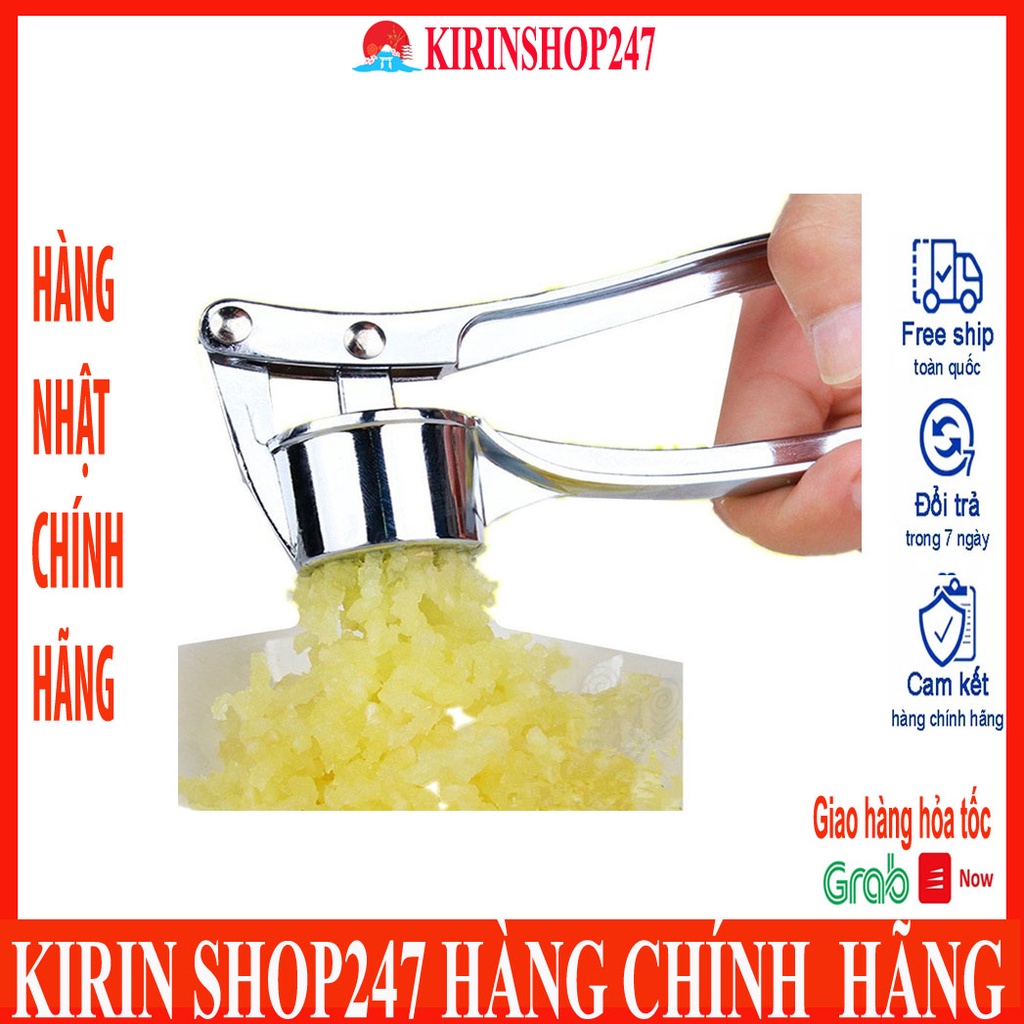 Dụng cụ ép tỏi bằng inox cao cấp Hàng Nhật Chính Hãng
