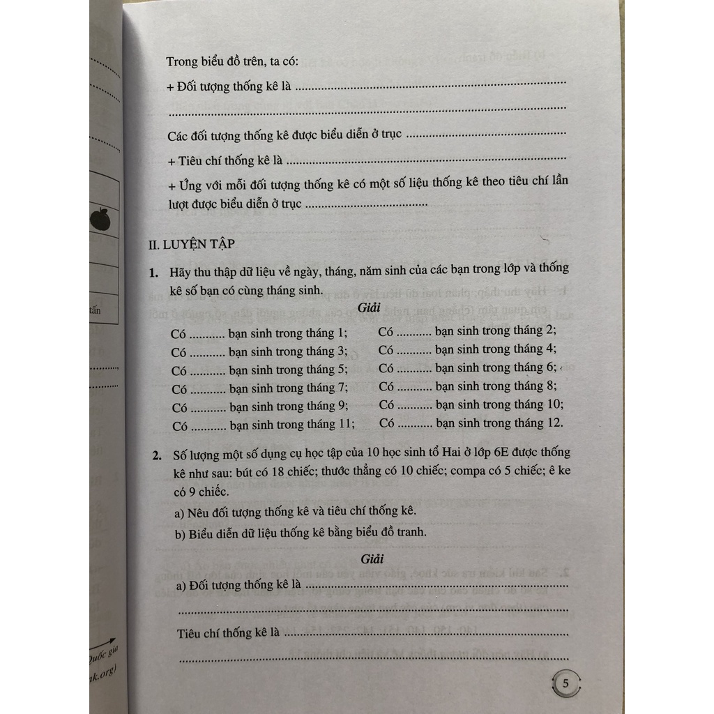 Sách - Vở bài tập Toán 6
