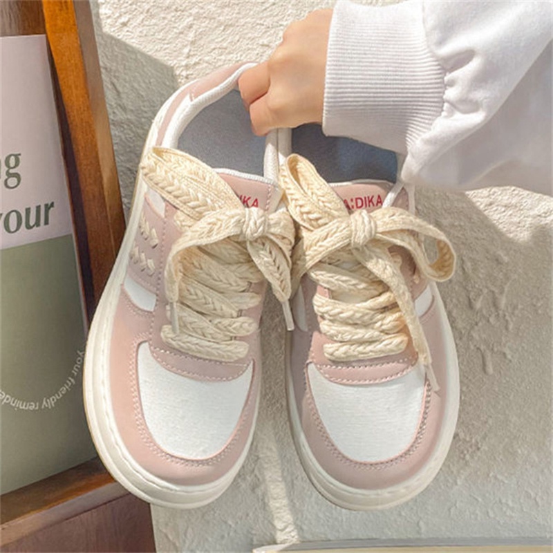 Giày thể thao nữ dễ thương hàng loại 1 đi học đi chơi phong cách Hàn Quốc đế độn 4cm, Giày nữ Ymishoes