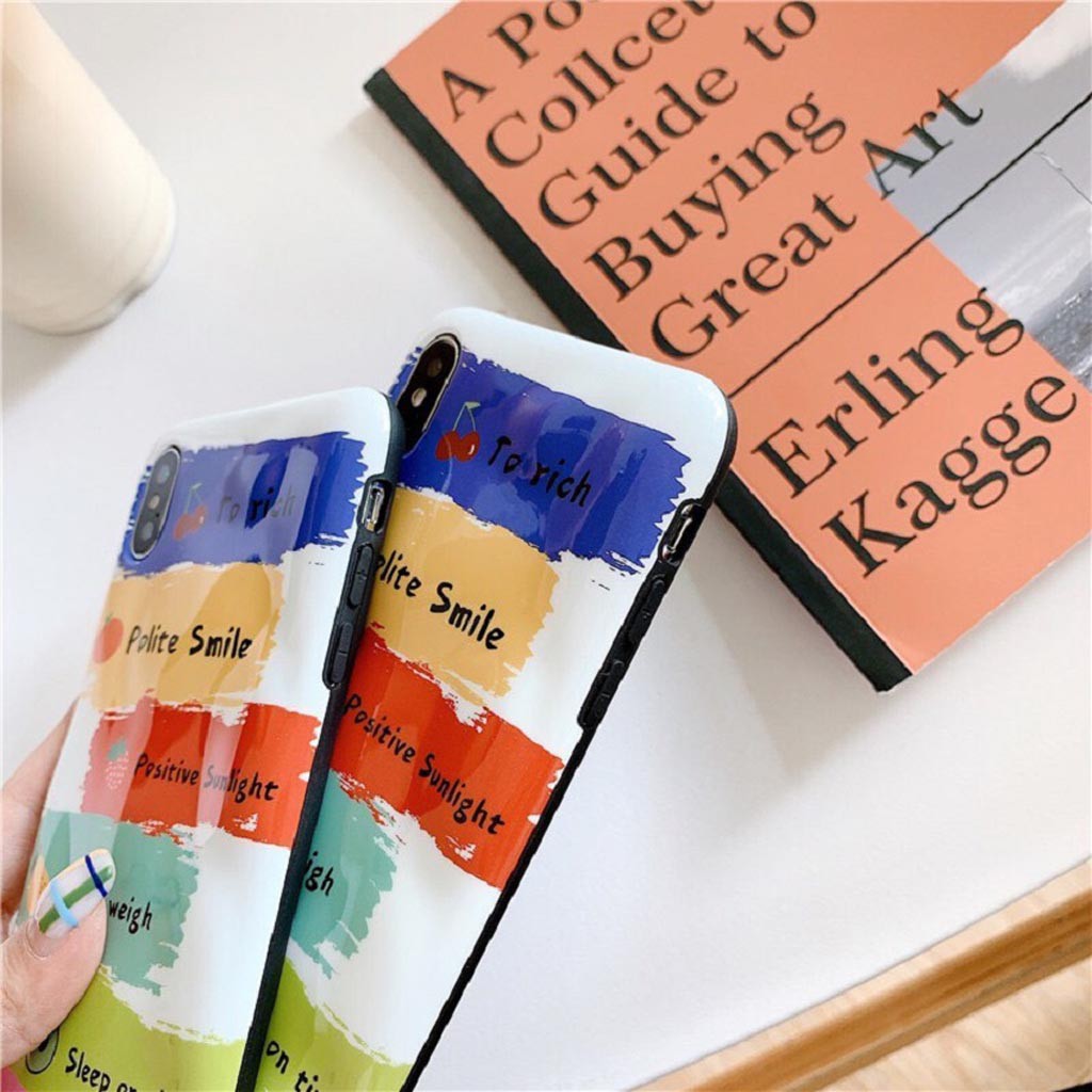 Ốp Lưng Iphone Cao Cấp Full Viền Ốp Vẽ 6 Màu Dành Cho Tất Cả Dòng Iphone từ 6 đến 11promax | BigBuy360 - bigbuy360.vn