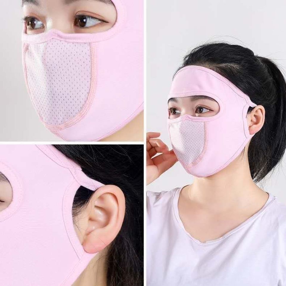 Four Seasons dustproof sun-proof ultraviolet-proof breathable mask thin ice silk summer face mask