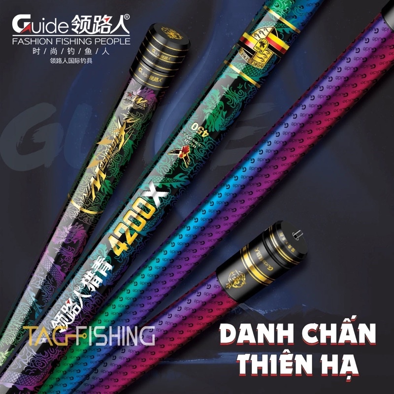 Cần Câu Đài GUIDE Danh Chấn Thiên Hạ 4200X Săn Hàng - 5,5H