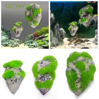 Mô hình đá nổi trang trí bể cá cảnh màu neon sinh động