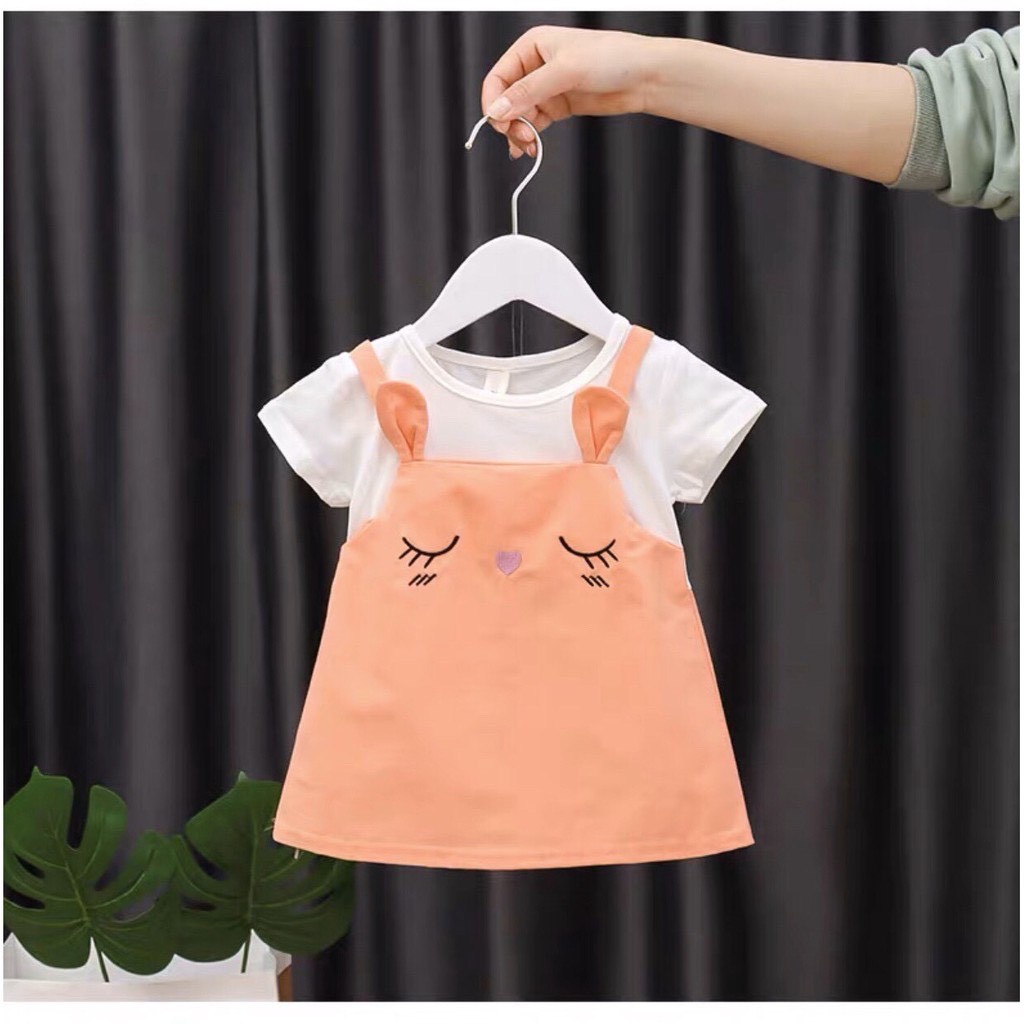 [MẪU MỚI] VÁY YẾM SWEET BABY ĐÁNG YÊU CHO BÉ 8-14KG. SHOP BEECOW