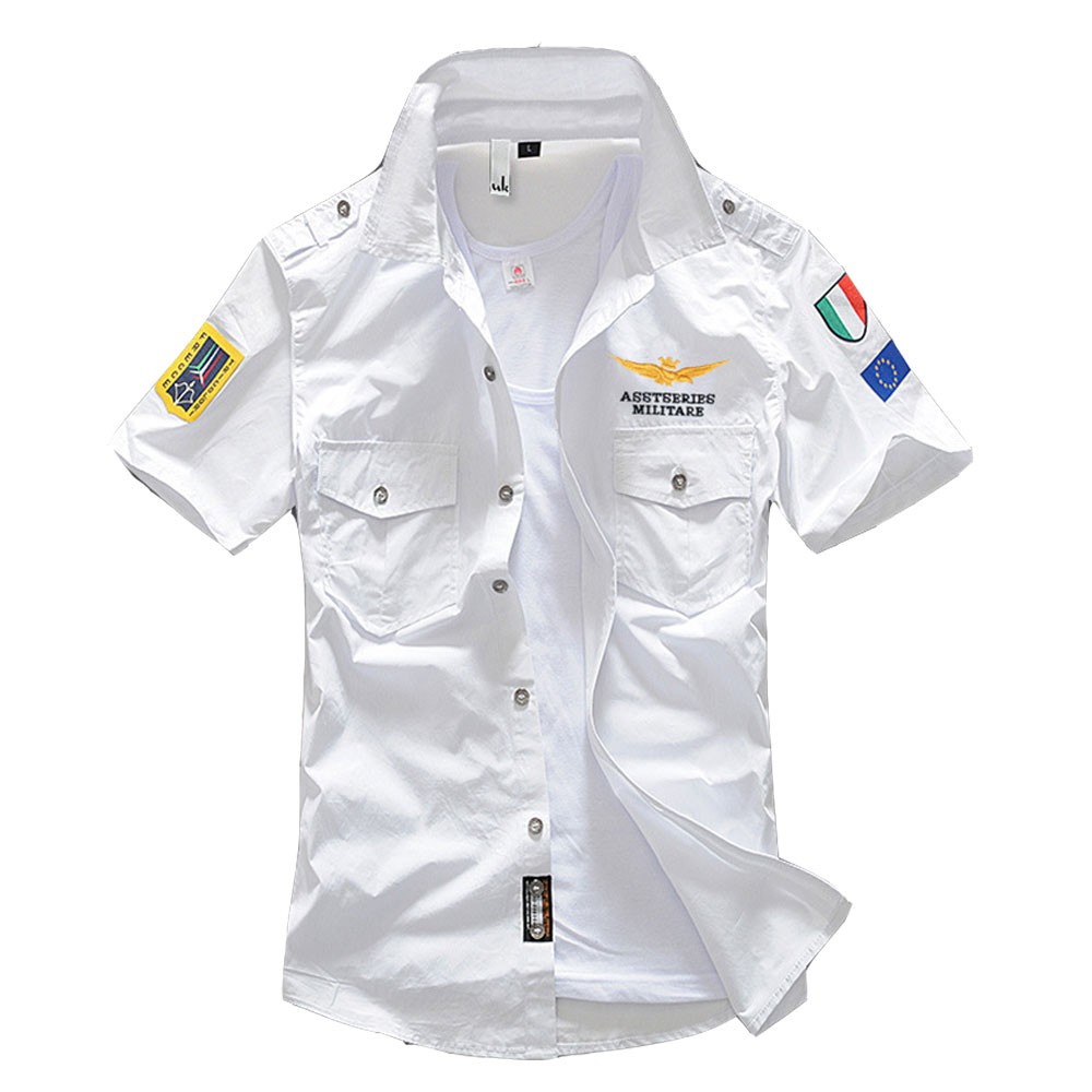 Áo sơ mi nam thời trang phong cách cơ trưởng -  hàng cao cấp | BigBuy360 - bigbuy360.vn