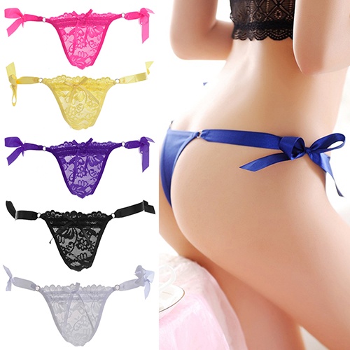 Quần Lót Ren Chữ V Lọt Khe Quyến Rũ Cho Nữ