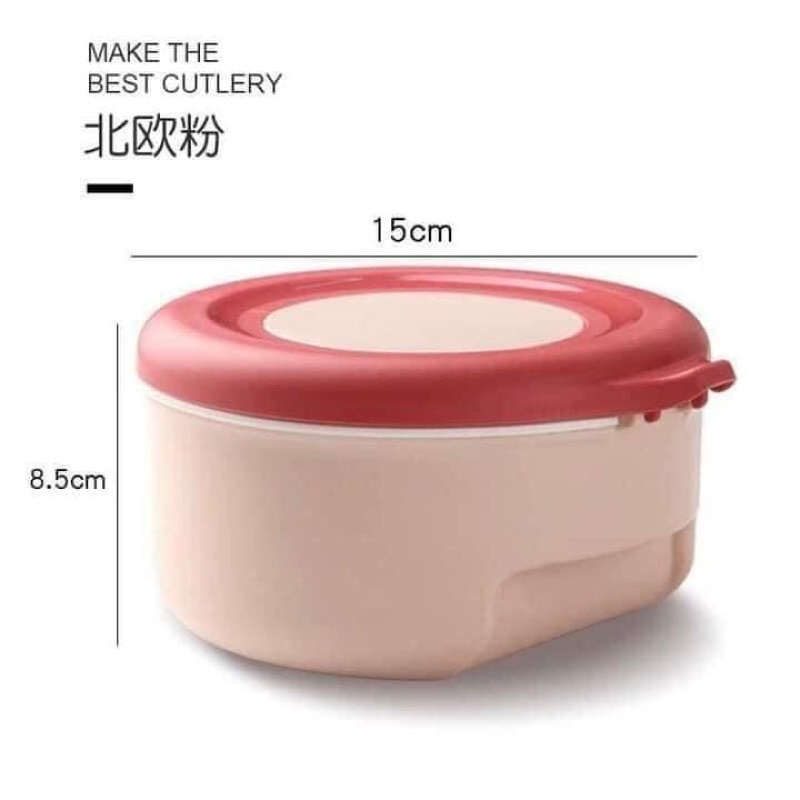 Hộp đựng gia vị 4 ngăn loại tròn