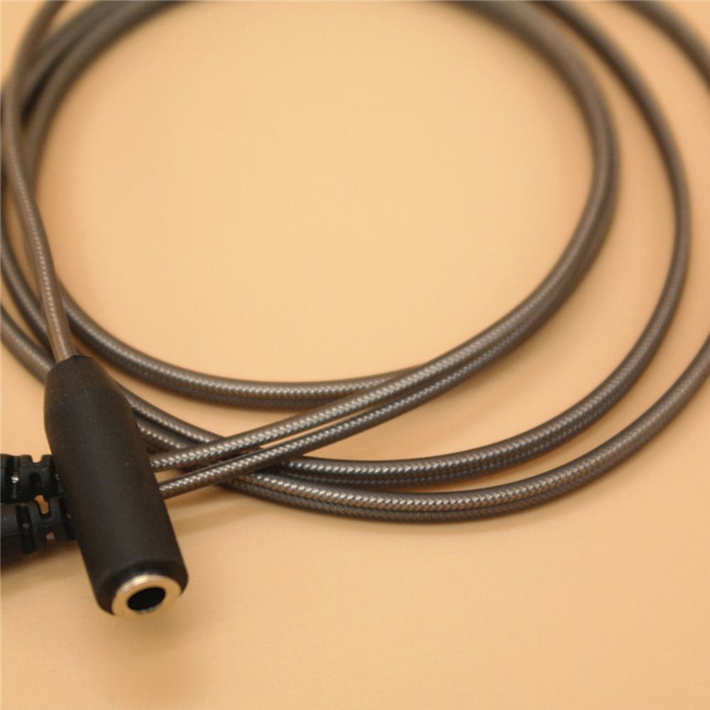 Dây cáp chia âm thanh tai nghe 3.5mm lỗ cắm sang 2 cổng đầu cắm 1m dành cho thiết bị kỹ thuật số