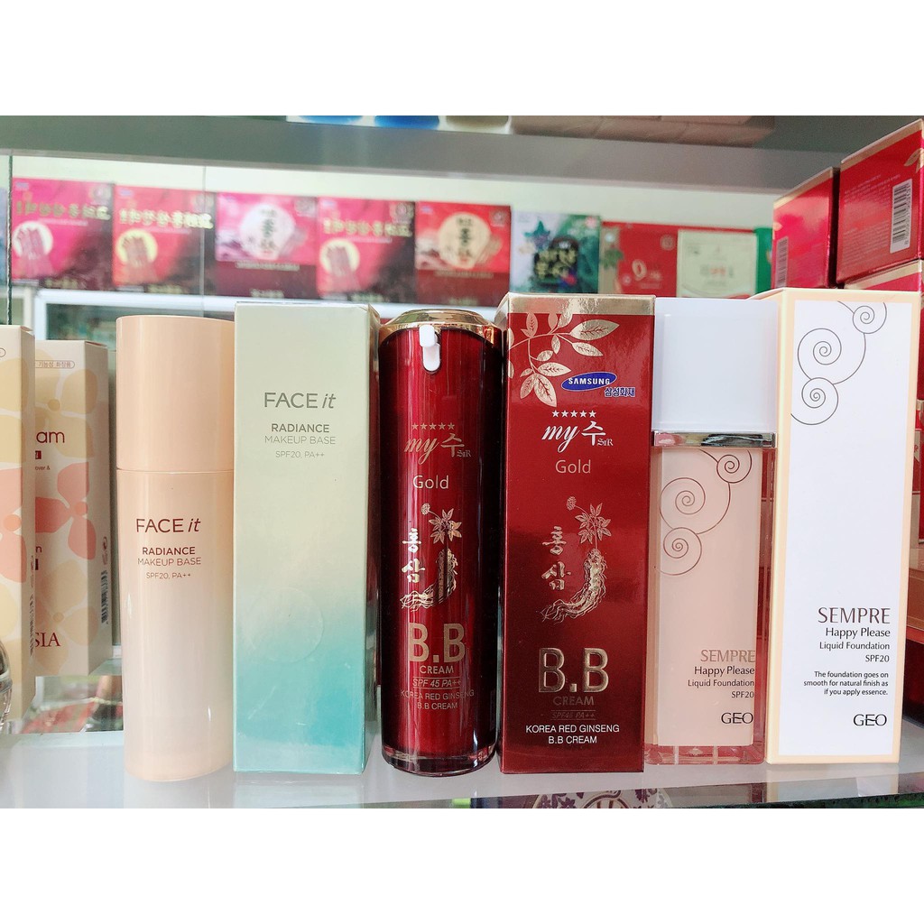 Kem nền Sempre happy &amp; please liquid foundation Hàn quốc