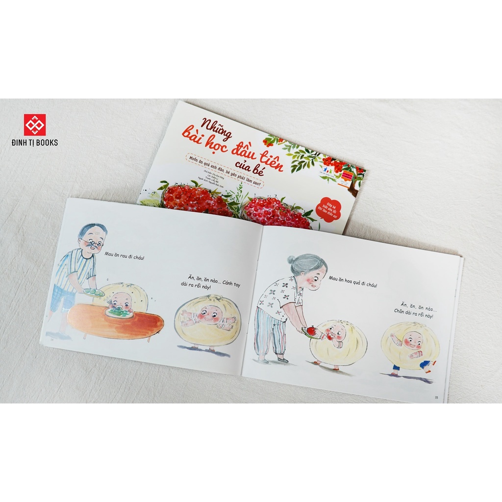 SÁCH - Những bài học đầu tiên của bé - Con muốn ăn bánh bao nhân thịt
