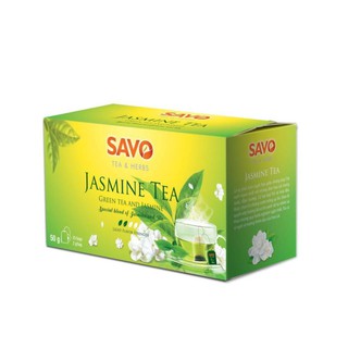 Trà SAVO Lài (Jasmine Tea) - Hộp 25 Túi x 2g