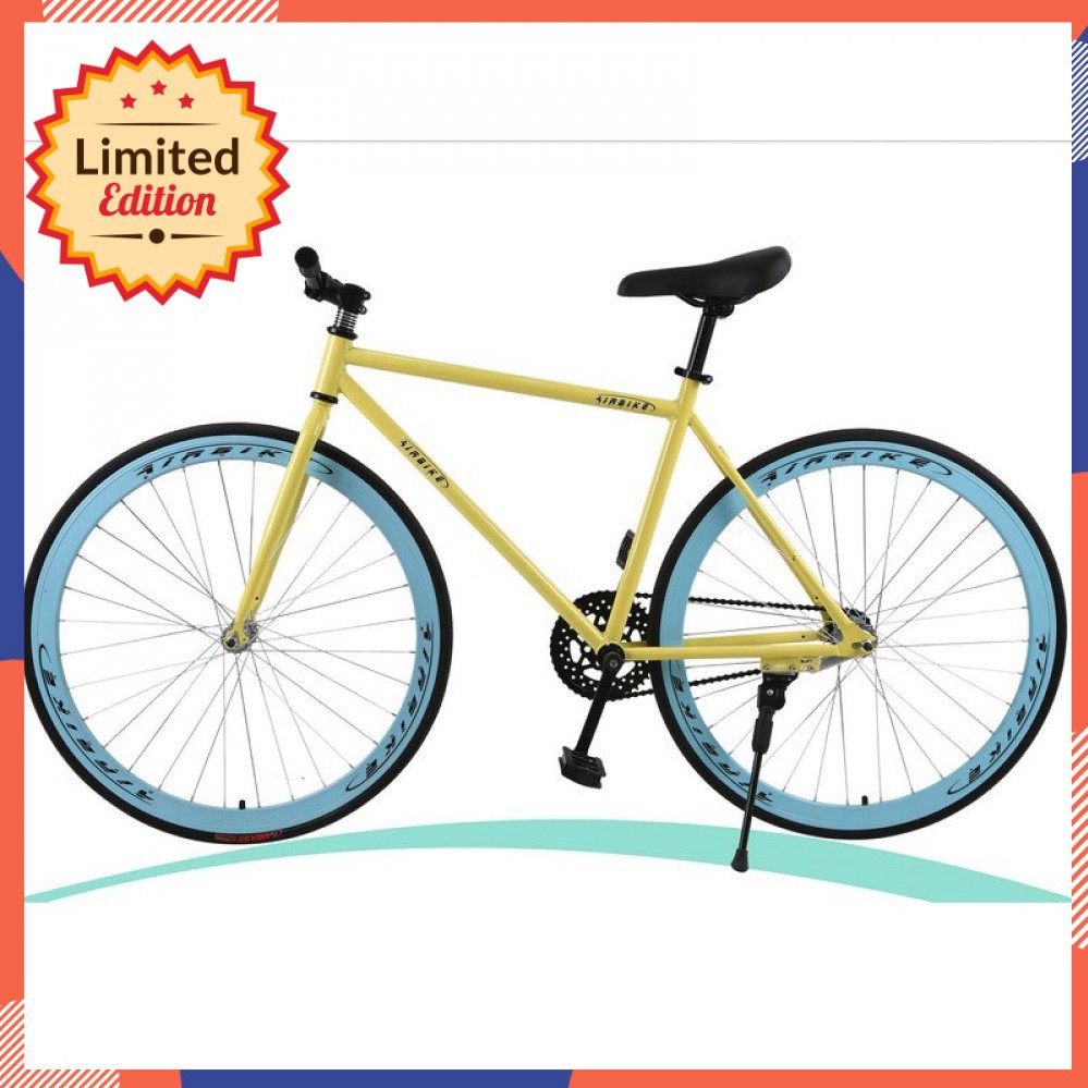 nakha123 Xe đạp Fixed Gear Air Bike MK78 (màu vàng)