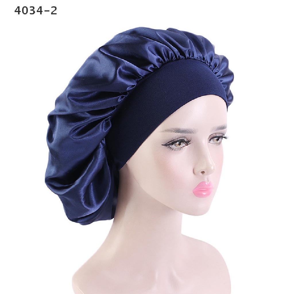 Mũ Trùm Đầu Ngủ Bằng Lụa Satin Cỡ Lớn Thời Trang 4034-2