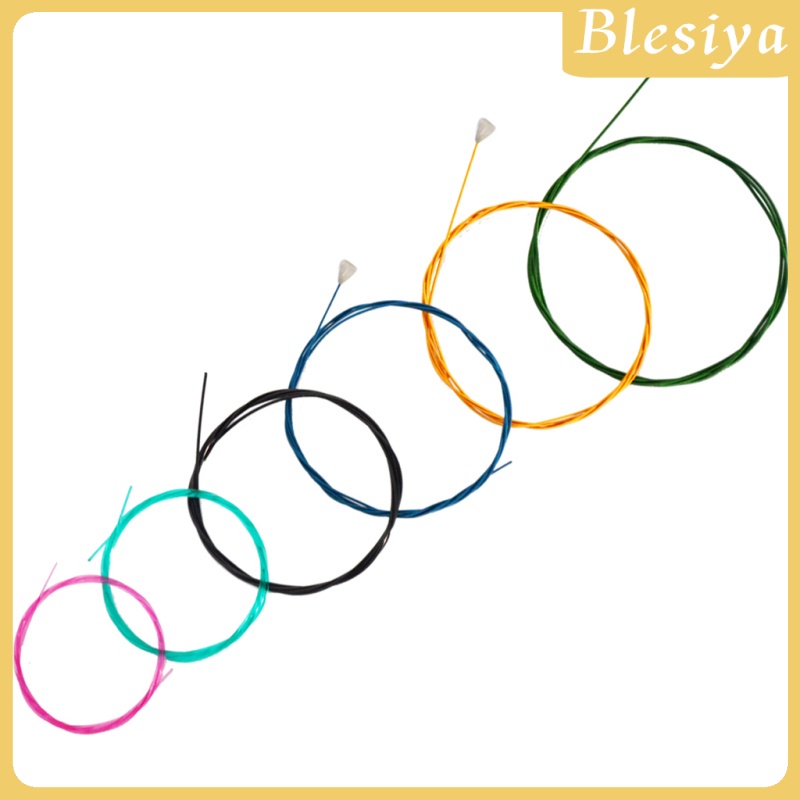 Bộ Dây Đàn Guitar 6 Dây Bằng Nylon Nhiều Màu