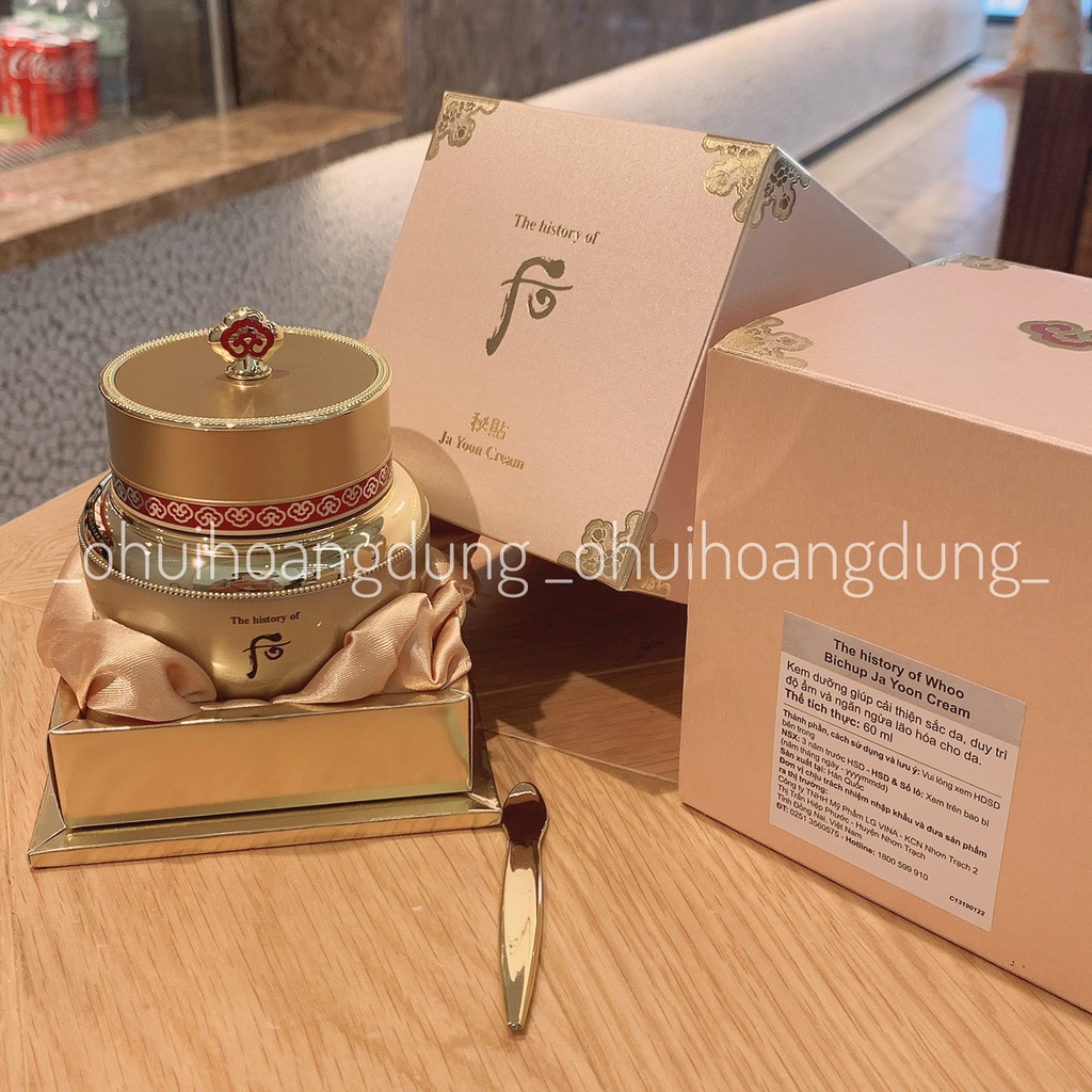 [HÀNG CÔNG TY CHECK TEM CHÍNH HÃNG] Kem dưỡng Tự Nhuận Whoo Bichup Ja Yoon Cream 60ml