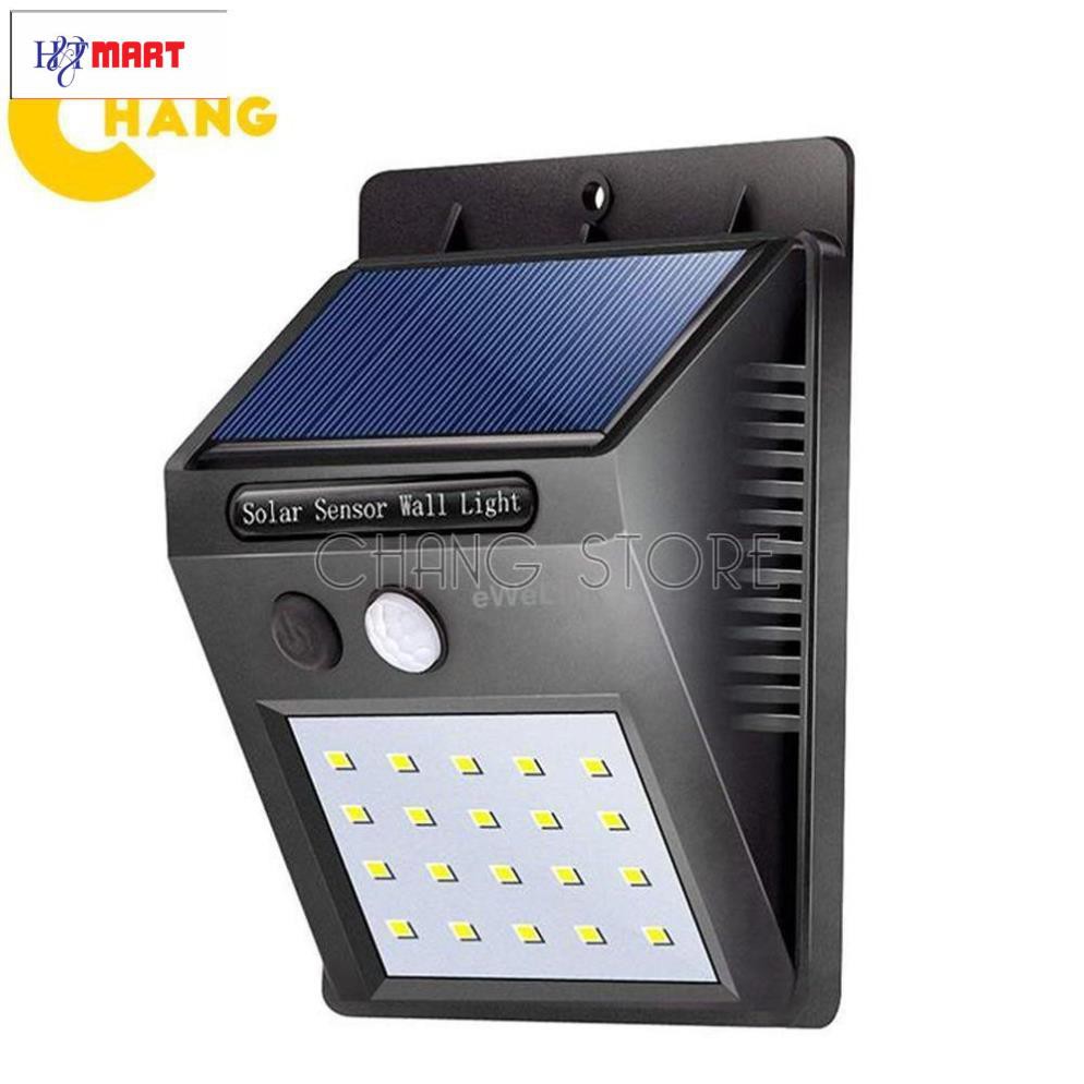 Đèn năng lương mặt trời Solar Powered Led Wall Light 20 Led siêu sáng