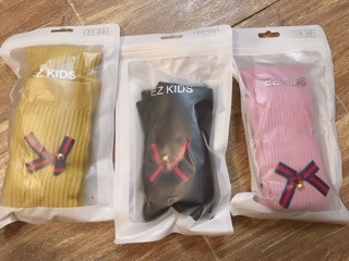Quần legging len bé gái có nơ đủ size