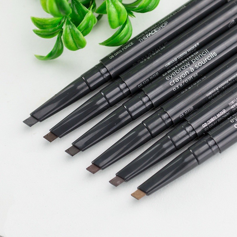 Chì kẻ chân mày 2 đầu The Face Shop Designing Eyebrown Pencil