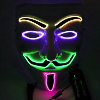 Mặt Nạ Hacker CÓ ĐÈN - Mặt Nạ hacker loại dày đẹp