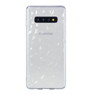 Ốp Lưng Samsung Galaxy S10 Plus chống sốc trong suốt họa tiết vân kim cương