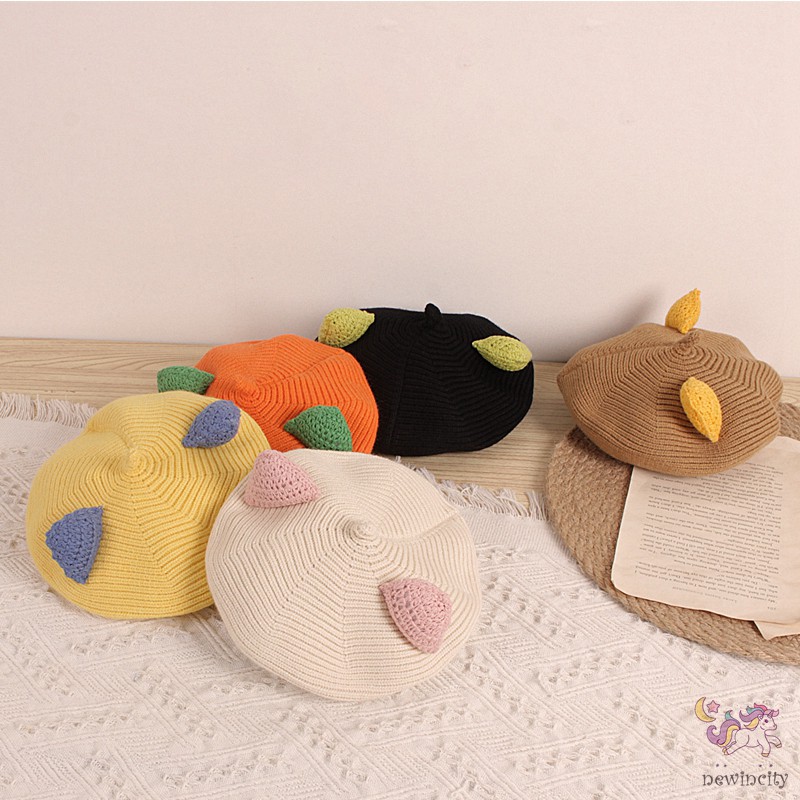 Mũ nồi len phong cách Hàn Quốc dễ thương dành cho bé